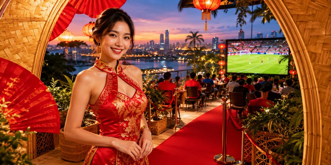 Người xem bóng đá tại Hà Nội với nón lá truyền thống, theo dõi kèo cược thể thao trên điện thoại