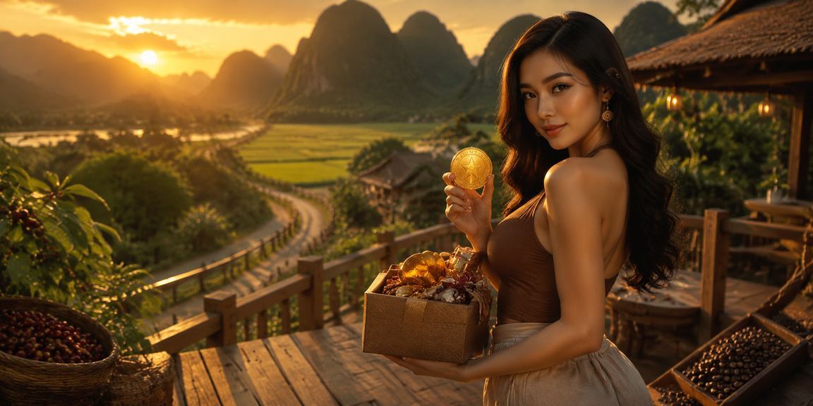Khung cảnh Ninh Bình thanh bình bên tách cà phê – biểu tượng phong cách sống số của người Việt hiện đại
